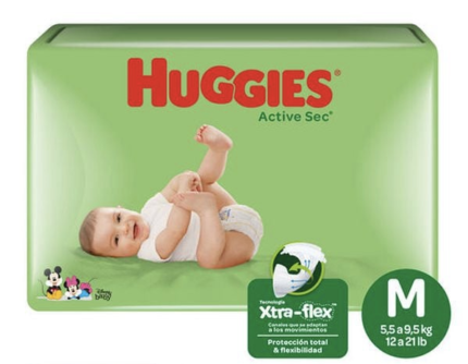 Pañal Huggies Talla M