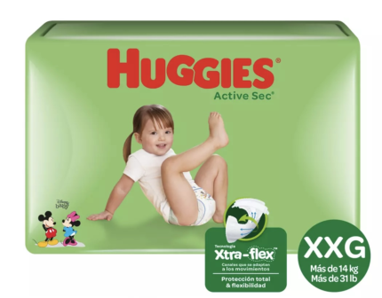 Pañal Huggies Talla XXG
